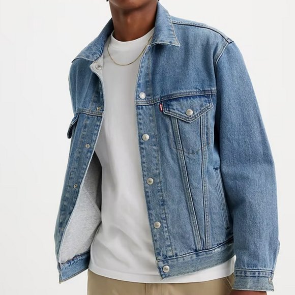 Levi's Vintage Premium Reversible Varsity Jean Jacket NEW WITH TAGS - Picture 4 of 16